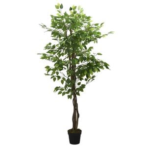 vidaXL Umel&yacute; fikusov&yacute; strom 378 listov 80 cm zelen&yacute;