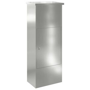 vidaXL Schr&aacute;nka na bal&iacute;ky Čierna 44,5 x 29 x 110,5 cm Pozinkovan&aacute; oceľ