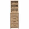 vidaXL Highboard dub artisan 40 x 41 x 135 cm Kompozitn&eacute; drevo