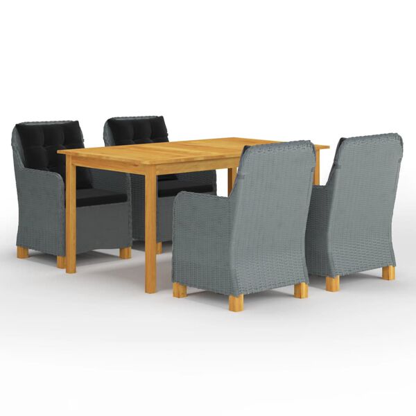 vidaXL 5-dielna z&aacute;hradn&aacute; jed&aacute;lensk&aacute; s&uacute;prava bledosiv&aacute;