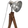 vidaXL Podlahov&aacute; lampa 25 W starožitn&aacute; strieborn&aacute; 45x45x120 cm E27