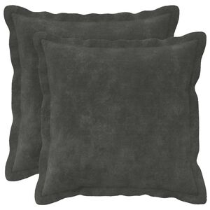 vidaXL Poťah na podložku 2 pcs HOUTEN Antracitov&aacute; 35 x 35 cm