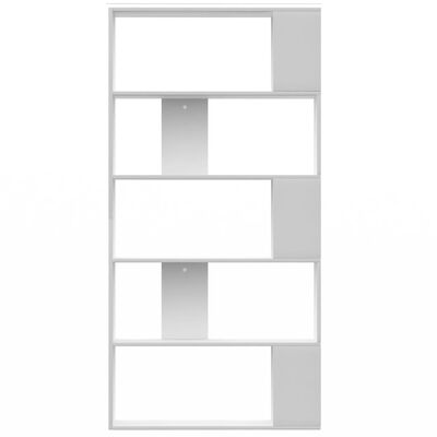 vidaXL Knižnica/deliaca stena, biela 80x24x159 cm, kompozitné drevo
