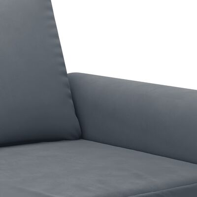 vidaXL 3-dielna sedacia súprava s vankúšmi bledosivá zamat