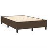 vidaXL Boxspring posteľ s matracom tmavohned&aacute; 140x190 cm l&aacute;tka