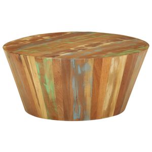 vidaXL Konferenčn&yacute; stol&iacute;k &Oslash;65x31 cm recykovan&yacute; mas&iacute;v