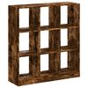 vidaXL Knižnica dymov&yacute; dub 102x32x108 cm kompozitn&eacute; drevo