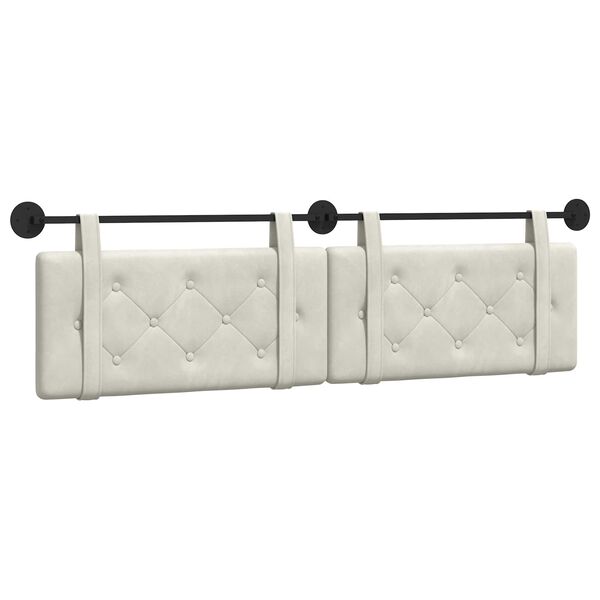 vidaXL Z&aacute;vesn&aacute; Čel&aacute; N&aacute;stenn&yacute; Kr&eacute;mov&aacute; 170 x 55 x 5 cm Zamat