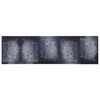 vidaXL Kuchynsk&yacute; koberec Modr&yacute; zub 150 x 45 cm 100% polyamid Prateľn&eacute;