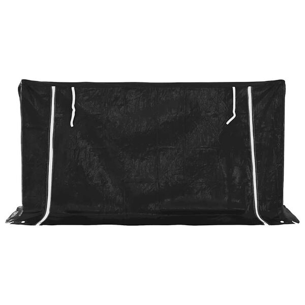 vidaXL Reg&aacute;l na krbov&eacute; drevo s pl&aacute;&scaron;tenkou 200,5x60,5x110,5 cm