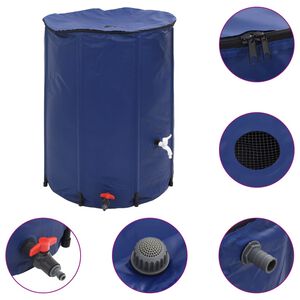 vidaXL N&aacute;drž na vodu s koh&uacute;tikom skladacia 750 l PVC