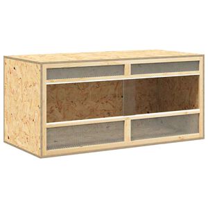 vidaXL Ter&aacute;rium spracovan&eacute; drevo 100x47x47 cm