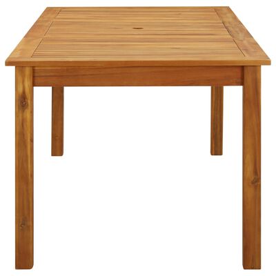 vidaXL Záhradný stôl 200x90x74 cm, akáciový masív