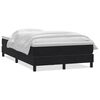 vidaXL Posteľn&yacute; r&aacute;m boxspring s matracom čierny 120x210 cm zamat