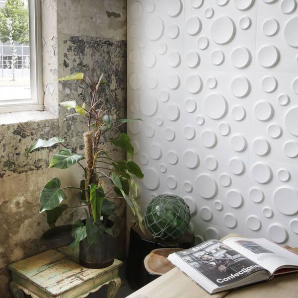 WallArt Nástenné 3D panely s krátermi 12 ks GA-WA11