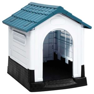 vidaXL B&uacute;da pre psa modr&aacute; 57x68x66 cm polypropyl&eacute;n