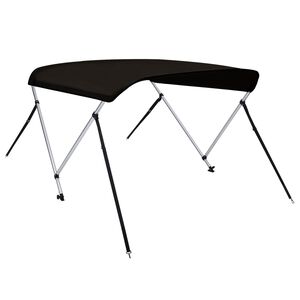vidaXL 2-kr&iacute;dlov&aacute; bimini strie&scaron;ka čierna 150x120x110 cm