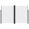 vidaXL Zaťahovacia bočn&aacute; mark&iacute;za, biela 220x600 cm