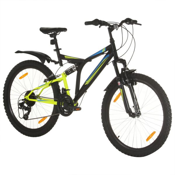 vidaXL Horsk&yacute; bicykel 21 r&yacute;chlost&iacute; 26" koleso 49 cm r&aacute;m čierny