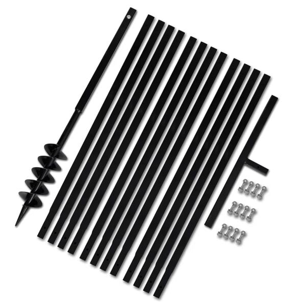 Zemná vŕtačka 100mm s rukoväťou a 13 m oceľovou predlžovacou rúrkou