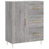 vidaXL Komoda siv&yacute; dub sonoma 69,5x34x90 cm kompozitn&eacute; drevo