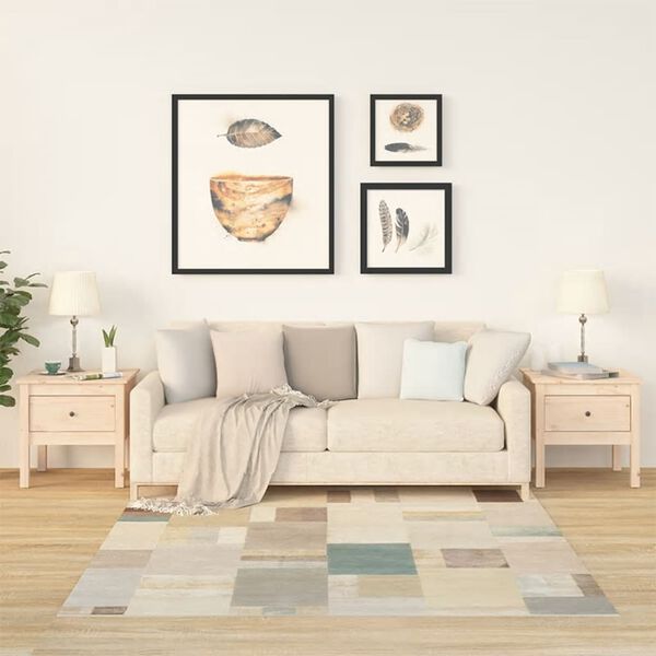 vidaXL Bočné stolíky 2 ks 50x50x49 cm borovicový masív