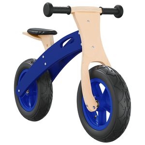 vidaXL Balančn&yacute; bicykel pre deti s nafukovac&iacute;mi pneumatikami modr&yacute;