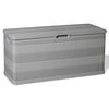 vidaXL Z&aacute;hradn&yacute; &uacute;ložn&yacute; box siv&yacute; 117x45x56 cm