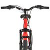 vidaXL Horský bicykel 21 rýchlostí 29" koleso 53 cm rám červený