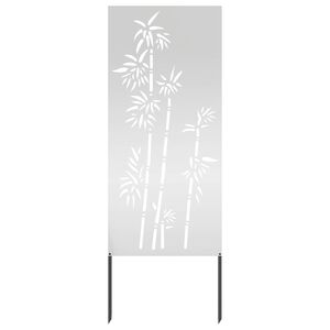 vidaXL Z&aacute;hradn&aacute; clona na s&uacute;kromie Kvetinov&yacute; Strieborn&aacute; 50 x 140 cm