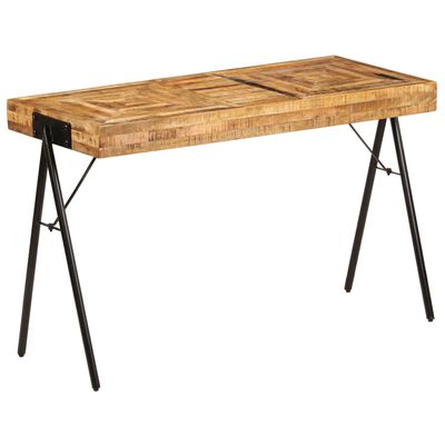 vidaXL Písací stôl 118x50x75 cm masívne mangovníkové drevo