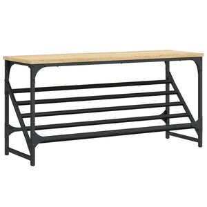 vidaXL Reg&aacute;l na top&aacute;nky dub sonoma 90x30x45 cm kompozitn&eacute; drevo