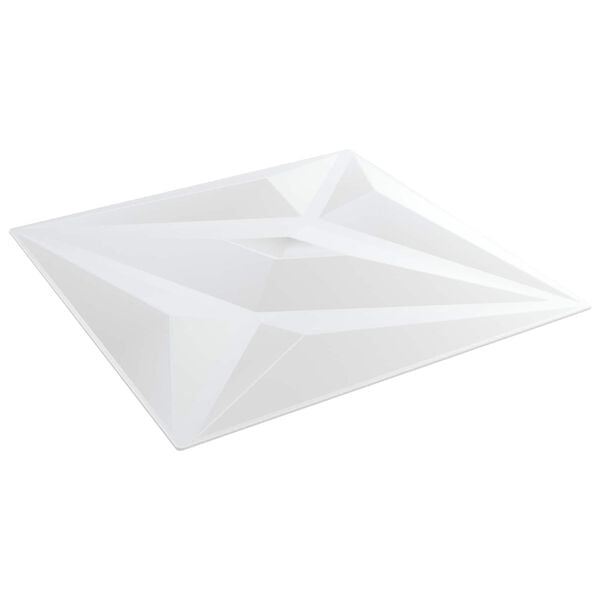 vidaXL N&aacute;stenn&eacute; panely Hviezda 12 pcs Biely Star 50 x 50 cm XPS Pena