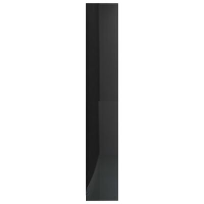 vidaXL 3-dielna súprava kúpeľňového nábytku,lesklá čierna,drevotrieska
