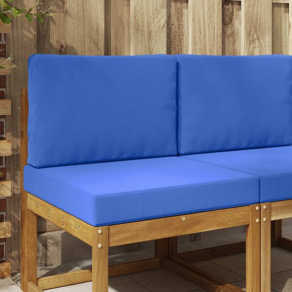 vidaXL Vank&uacute;&scaron; na vonkaj&scaron;iu pohovku 2 pcs Tyrkysov&aacute; Polyester