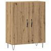vidaXL Komoda dub artisan 69,5x34x90 cm kompozitn&eacute; drevo
