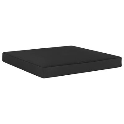 vidaXL Podložka na paletový nábytok 60x61,5x6 cm, čierna, látka