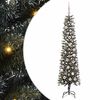 vidaXL Umel&yacute; vianočn&yacute; stromček Zelen&aacute; 180 cm PVC, plast a oceľ