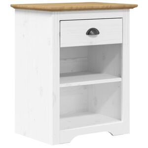 vidaXL Nočn&yacute; stol&iacute;k BODO hned&yacute; 53x38,5x67 cm borovicov&yacute; mas&iacute;v