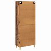 vidaXL Highboard Star&eacute; drevo 69,5 x 34 x 180 cm Kompozitn&eacute; drevo