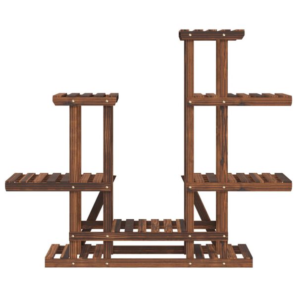 vidaXL Stojan na kvetiny 95x25x96 cm mas&iacute;vna jedľa