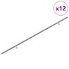 vidaXL Rukov&auml;ť skrine 12 pcs Strieborn&aacute; 700mm Nerezov&aacute; oceľ