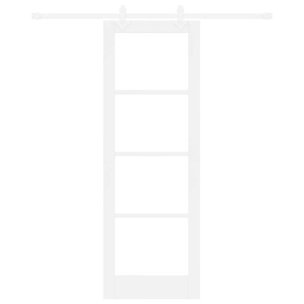 vidaXL Posuvné dvere Biela 73,5 x 211 cm