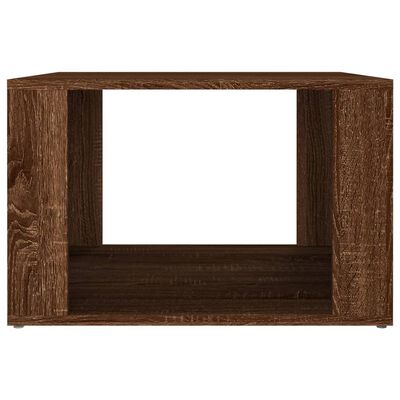 vidaXL Nočný stolík hnedý dub 57x55x36cm spracované drevo