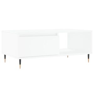 vidaXL Konferenčn&yacute; stol&iacute;k biely 90x50x36,5 cm spracovan&eacute; drevo
