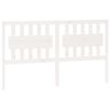 vidaXL Čelo postele biele 165,5x4x100 cm mas&iacute;vna borovica