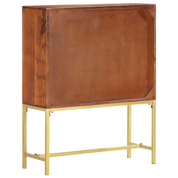 vidaXL Vysoká skrinka 80x30x100 cm masívne akáciové drevo