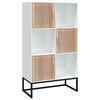 vidaXL Vysok&aacute; skrinka biela 70x35x125 cm kompozitn&eacute; drevo