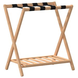 vidaXL Stojan na batožinu 68x38x58 cm bambus