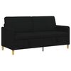 vidaXL Sofa s &uacute;ložn&yacute;m priestorom Čierna 172 x 78 x 87 cm Polyester